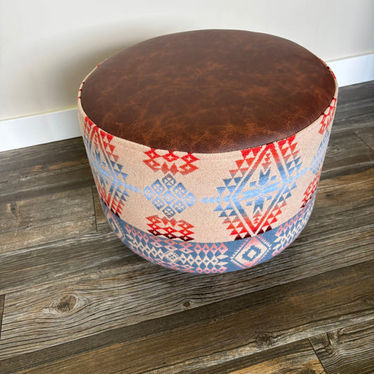 Handmade Ottoman – Pendleton® Desert Sky 1