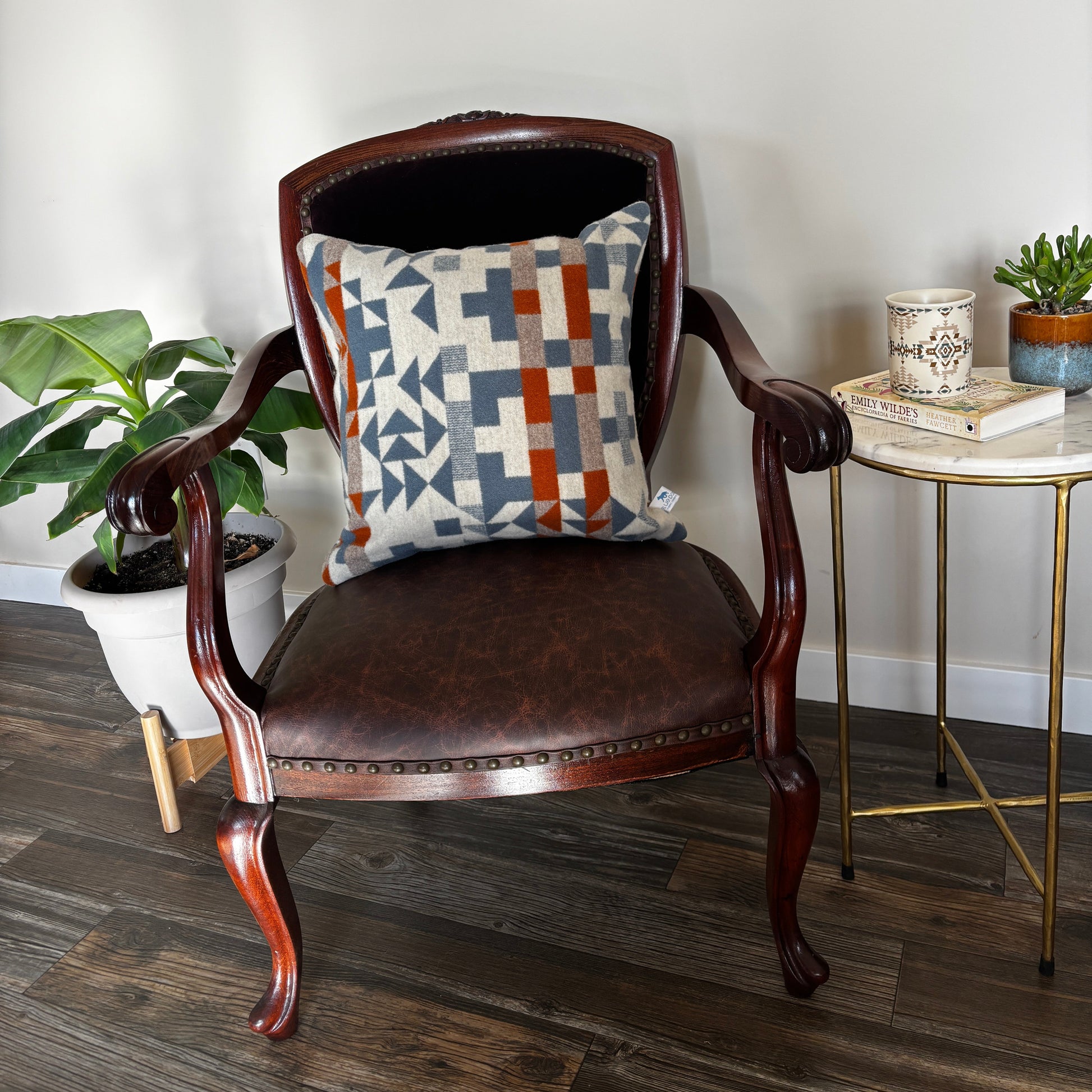 Throw Pillow made with Pendleton® Blue Ridge Wool
