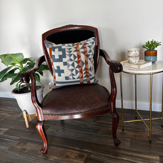 Throw Pillow made with Pendleton® Blue Ridge Wool Back