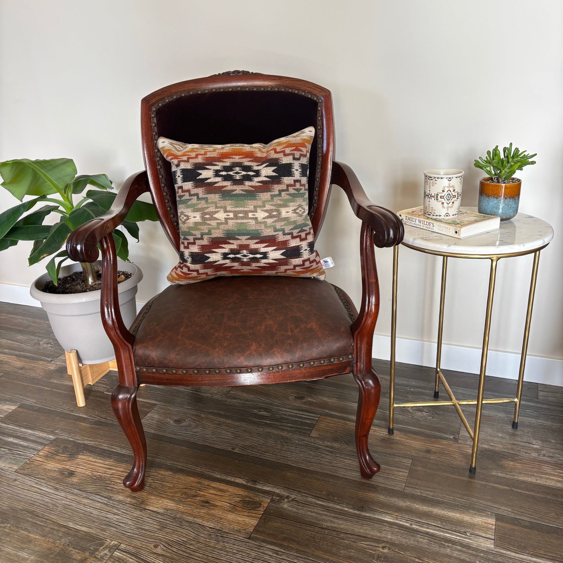 Throw Pillow made with Pendleton® Mesilla Wool Back