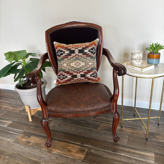 Throw Pillow made with Pendleton® Mesilla Wool Front